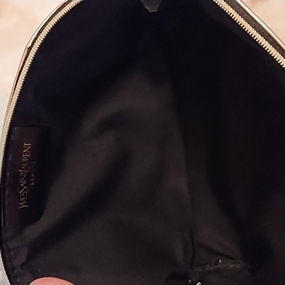 YSL Beaute Pink 🩷 Metallic Cosmetic Bag - Picture 5 of 8